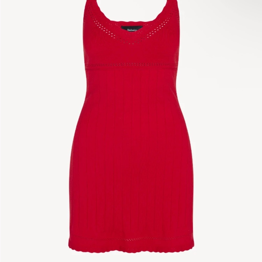 Realisation Par Red The Charlotte Mini Knit Dress